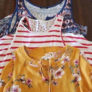 Lot of 3 Stich fix Tanks Medium